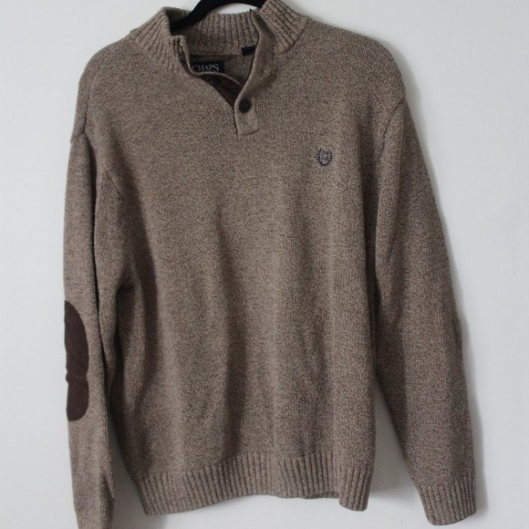 Chaps Tan Sweater - Picture 1 of 3